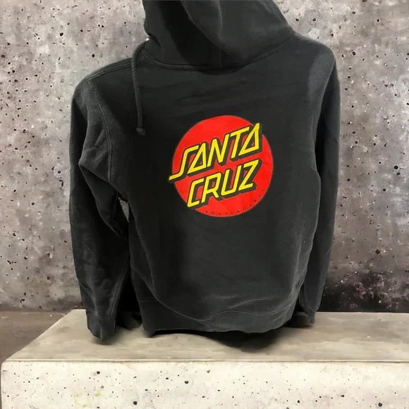 Classic Dot Santa Cruz Hoodie (small kids size) black - Picture 2 of 11